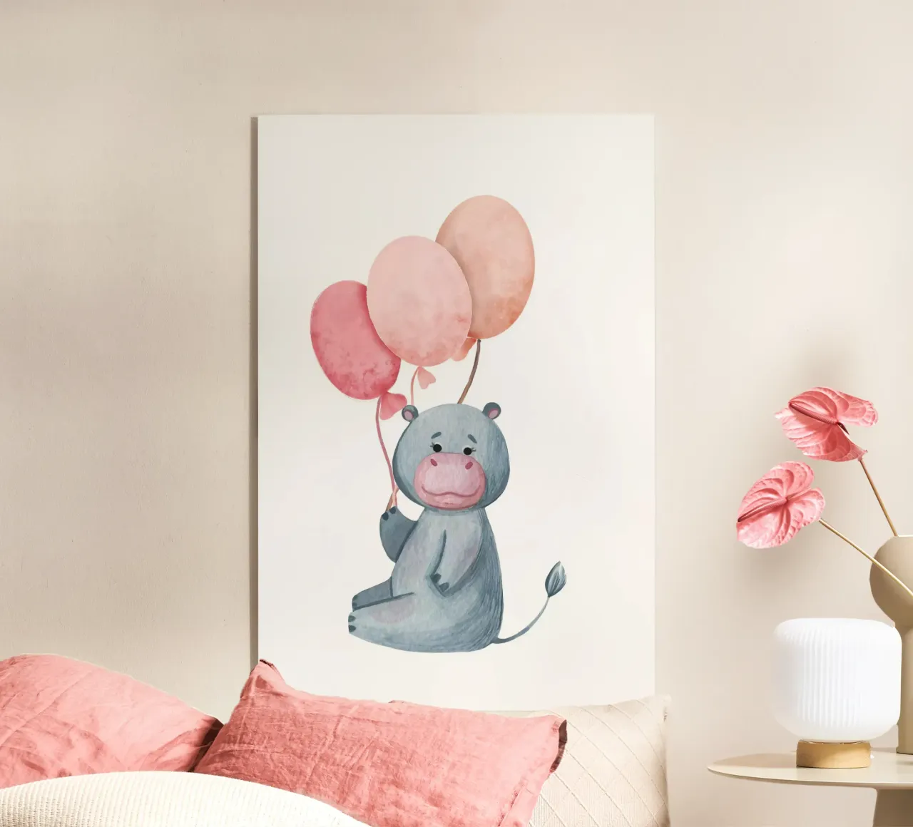 Ippopotamo plexiglass da Doodle Dreams Art