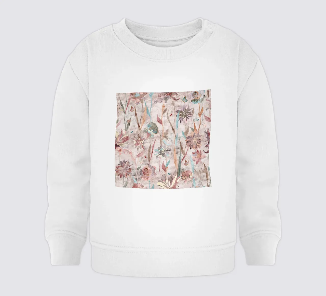 puzzle in fiore felpa neonato da Giulio Iurissevich