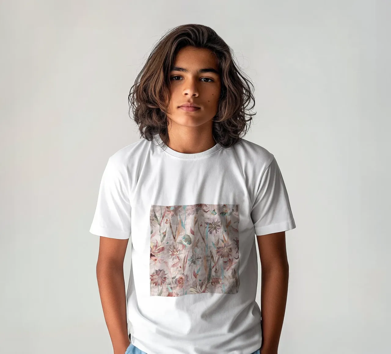 puzzle in fiore t-shirt bambini da Giulio Iurissevich