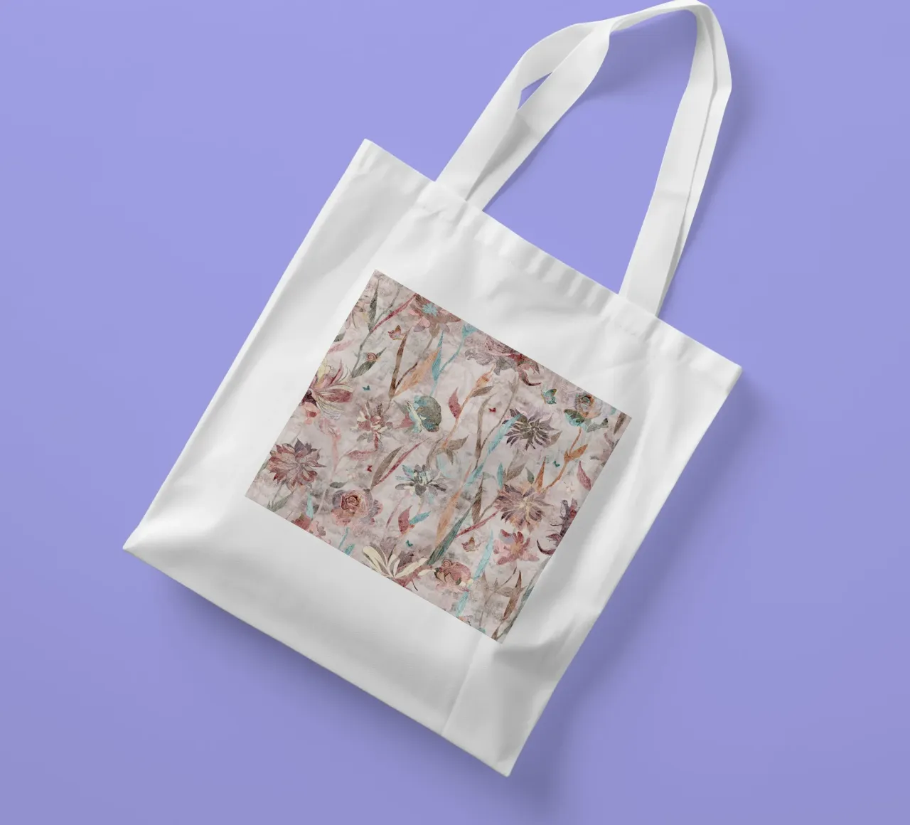 puzzle in fiore borsa in juta da Giulio Iurissevich