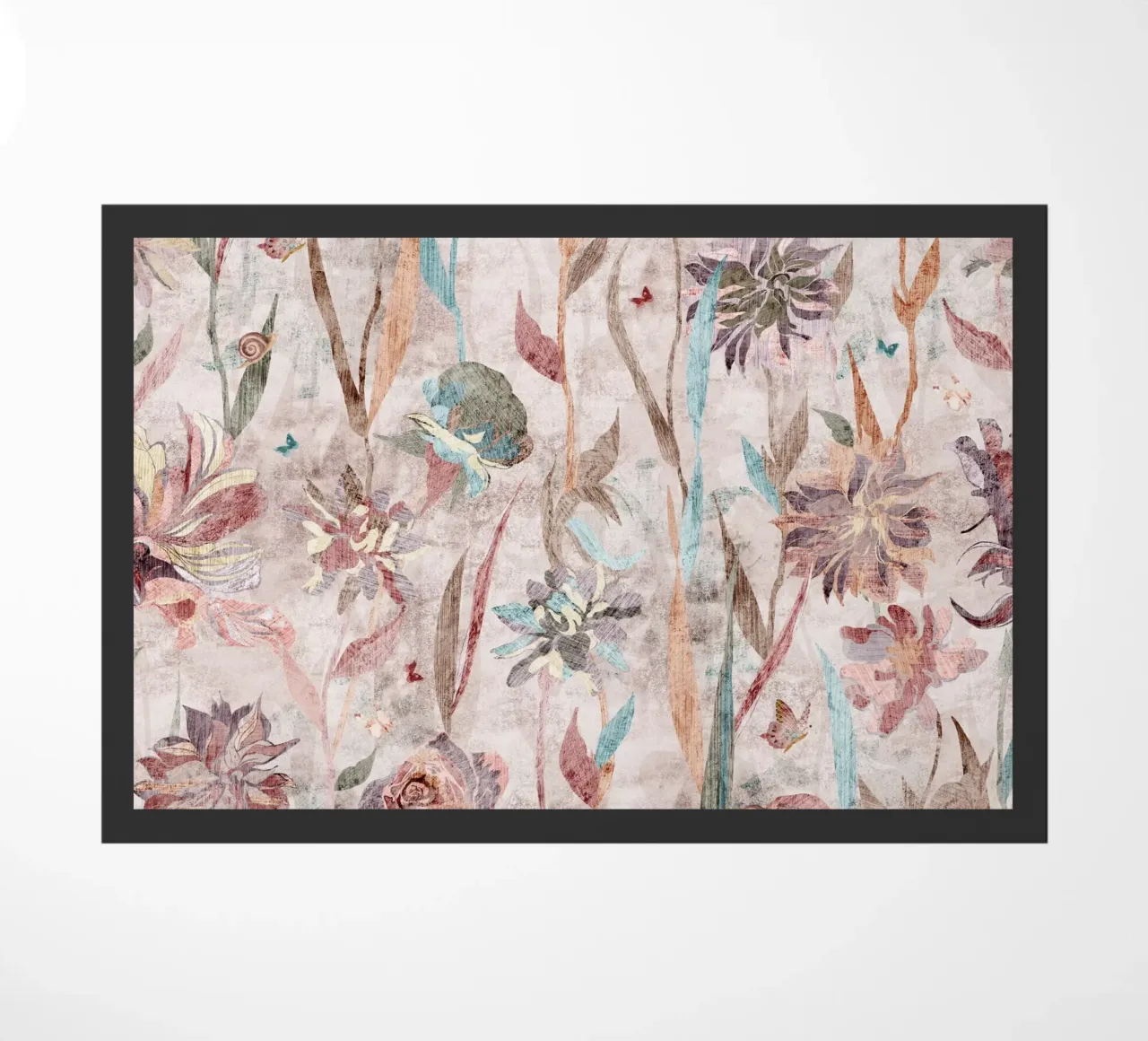 puzzle in fiore zerbino da Giulio Iurissevich