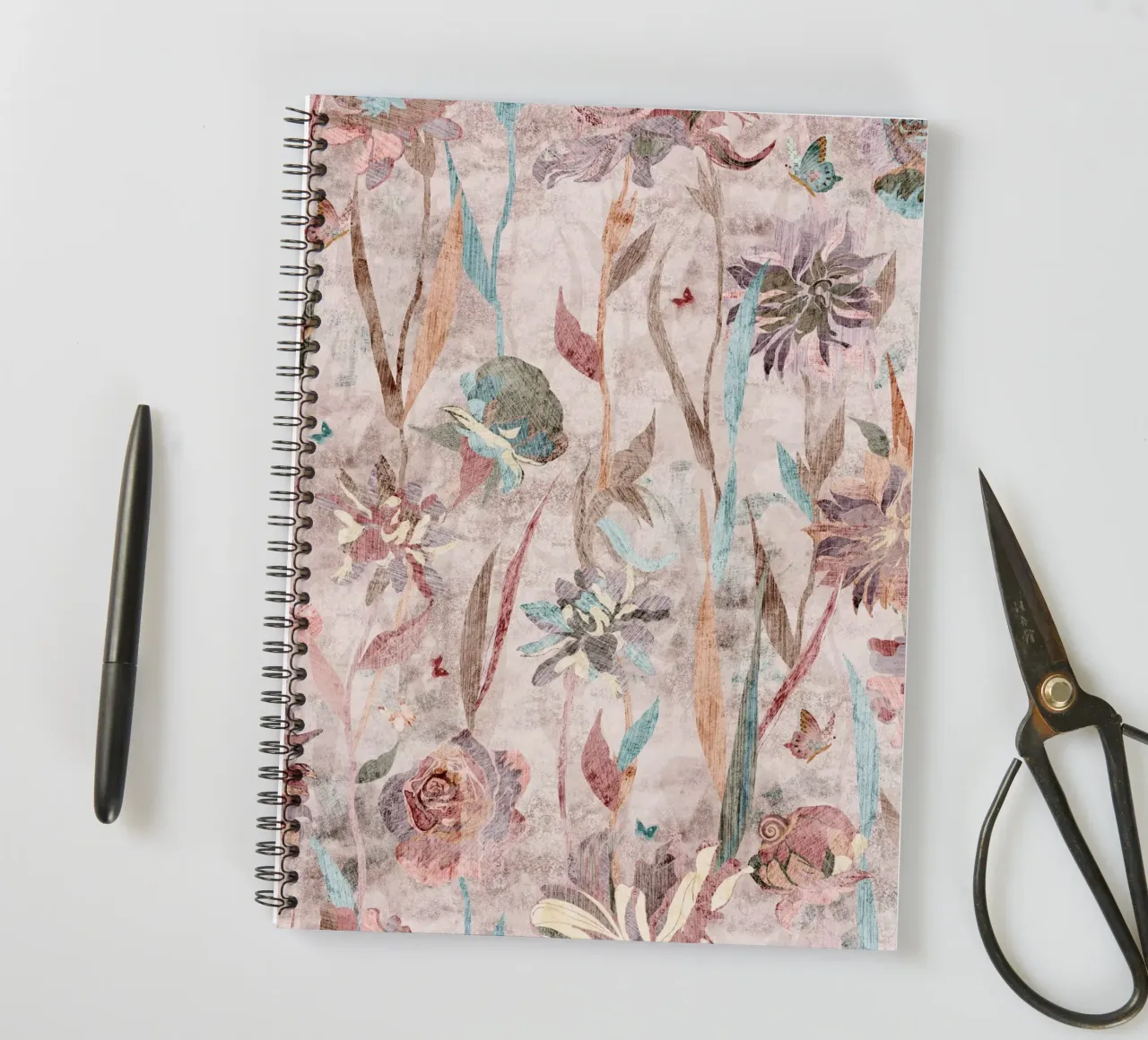 puzzle bloom spiral notebook by Giulio Iurissevich