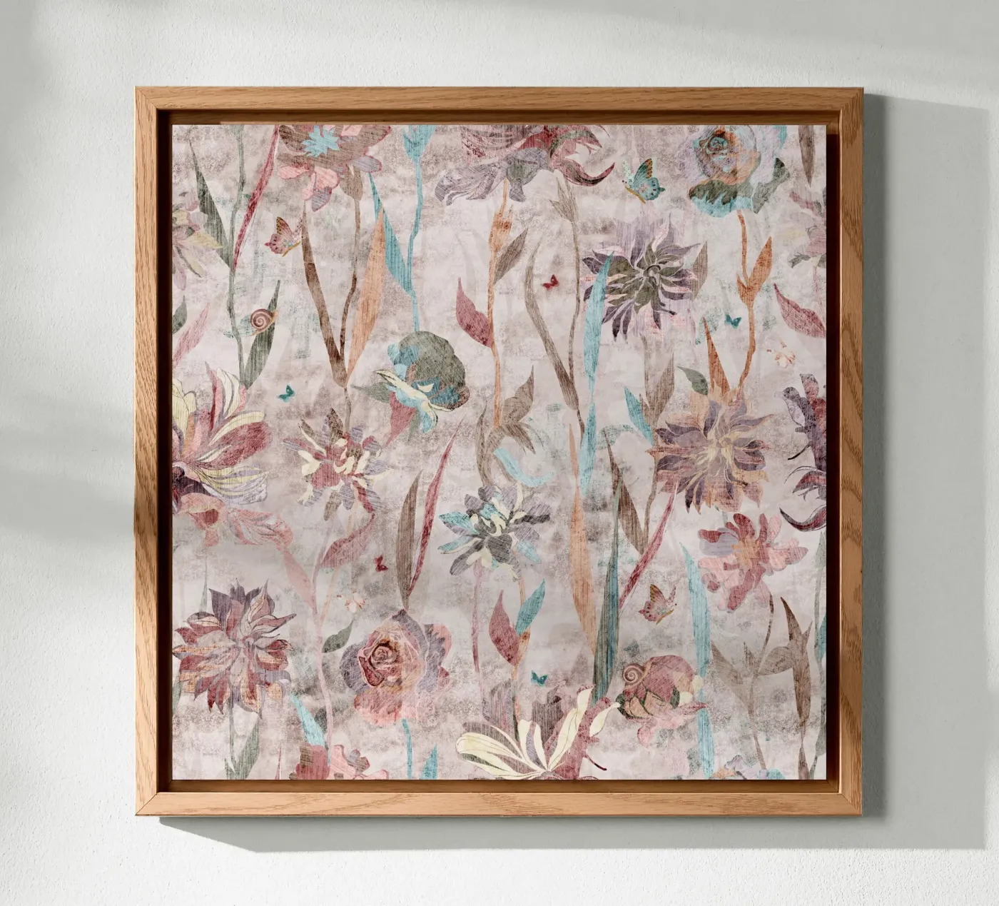 puzzle in fiore alluminio dibond da Giulio Iurissevich