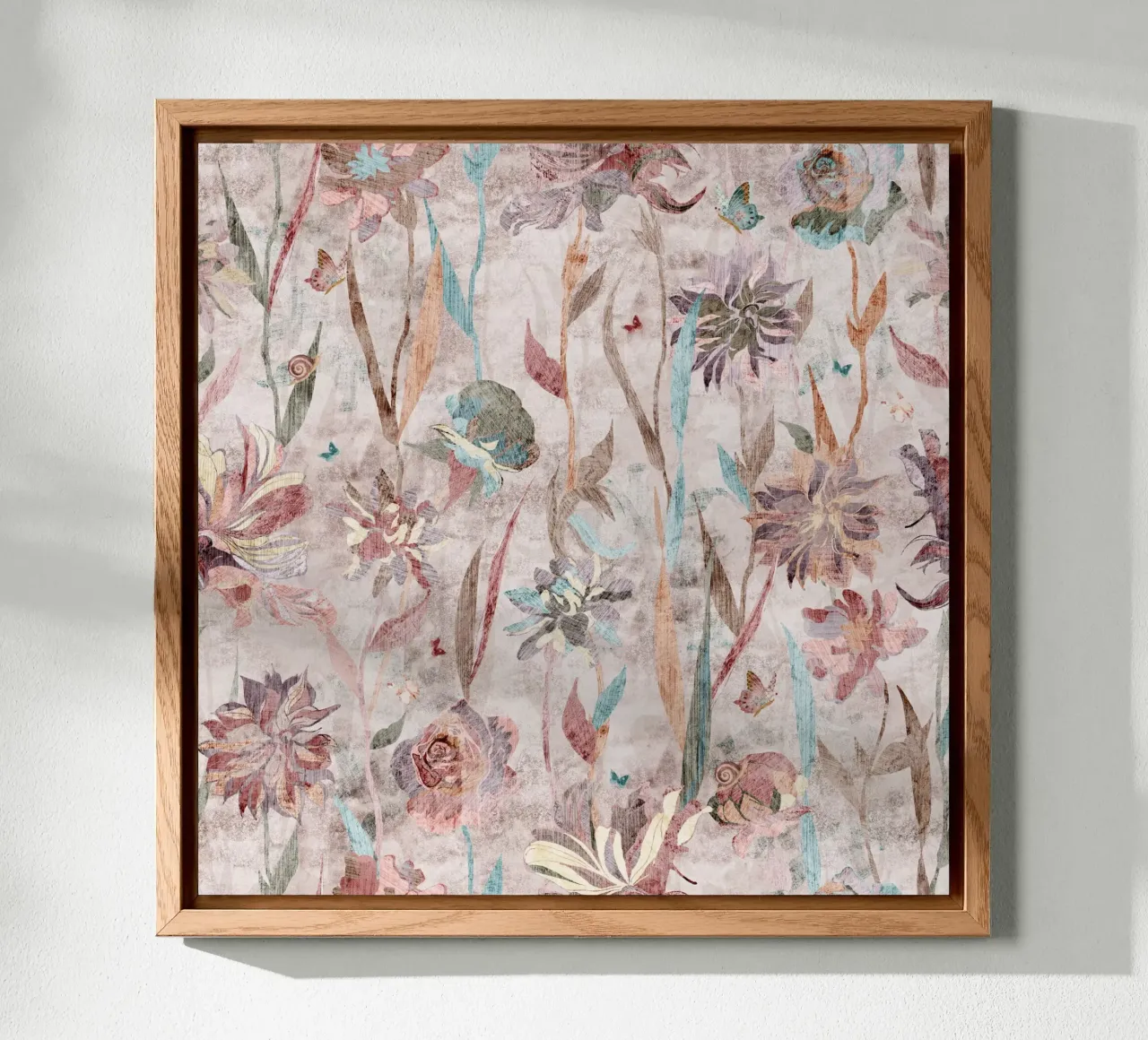 puzzle in fiore alluminio dibond da Giulio Iurissevich