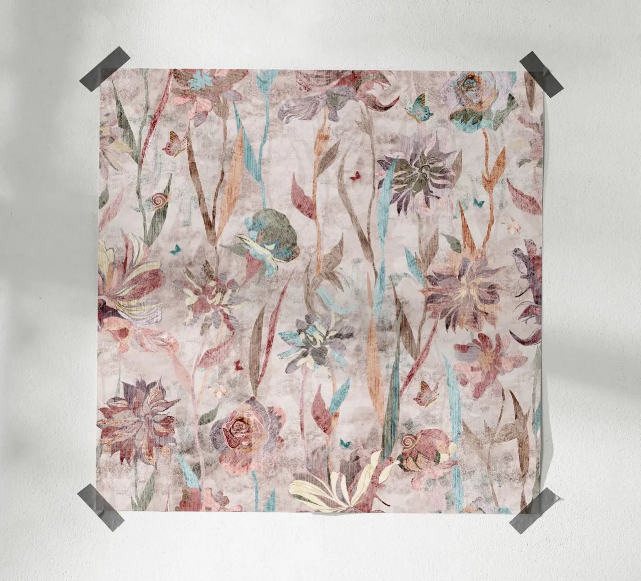 puzzle in fiore carta hahnemühle da Giulio Iurissevich