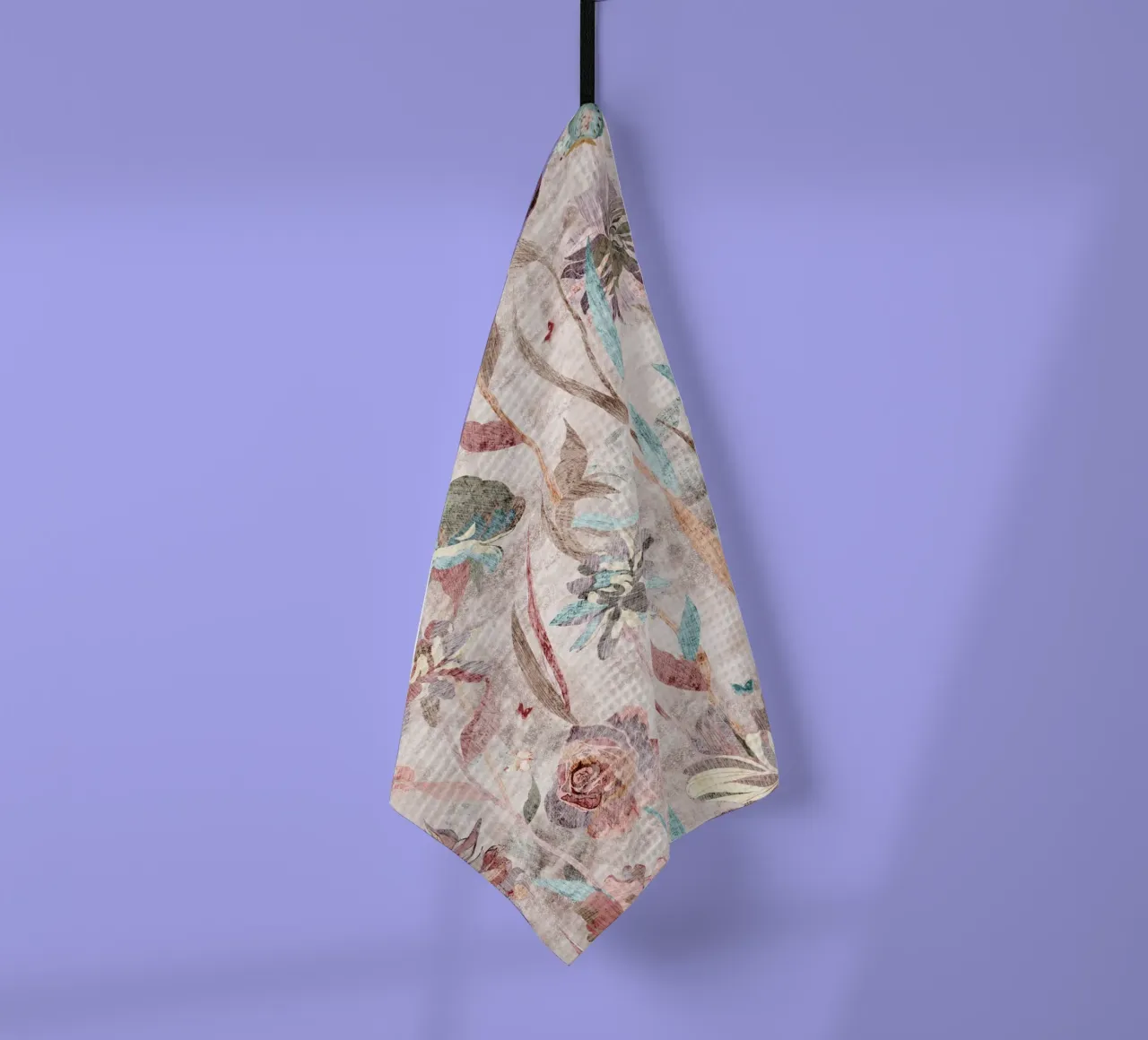 puzzle in fiore canovaccio da cucina da Giulio Iurissevich