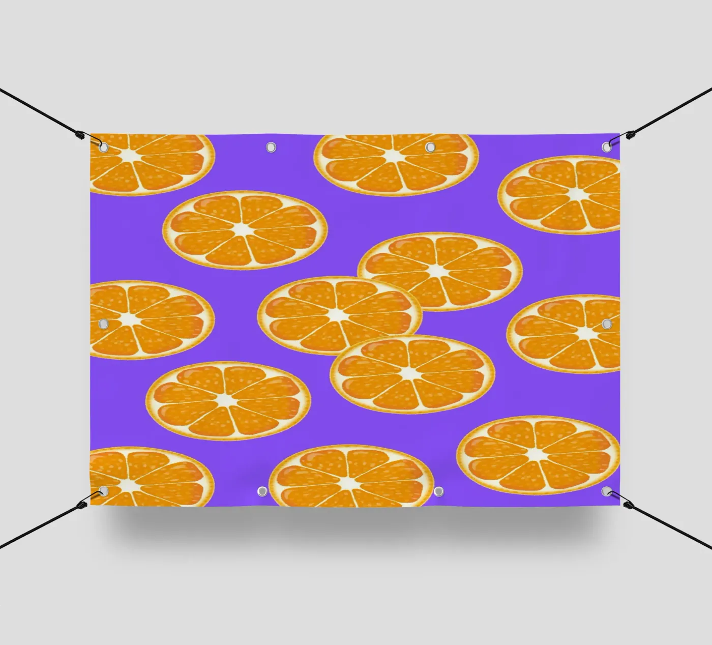 Oranges pattern telo in pvc da Happypatterns