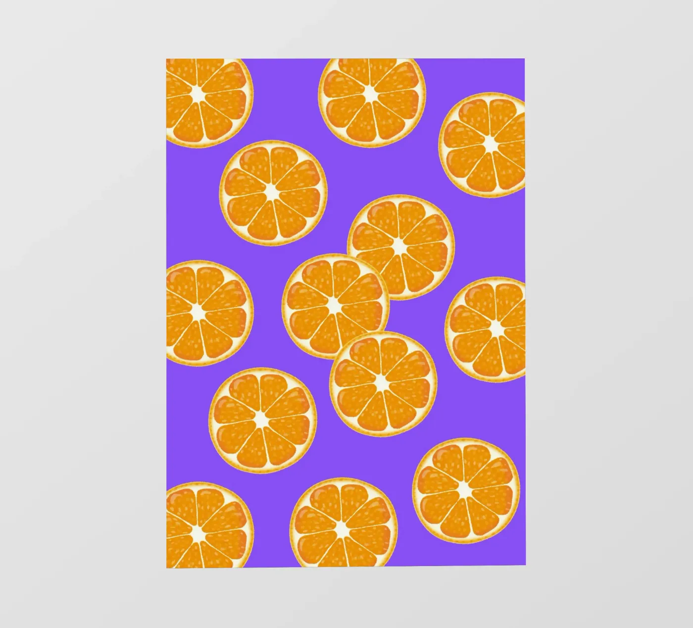 Oranges pattern telo in pvc da Happypatterns