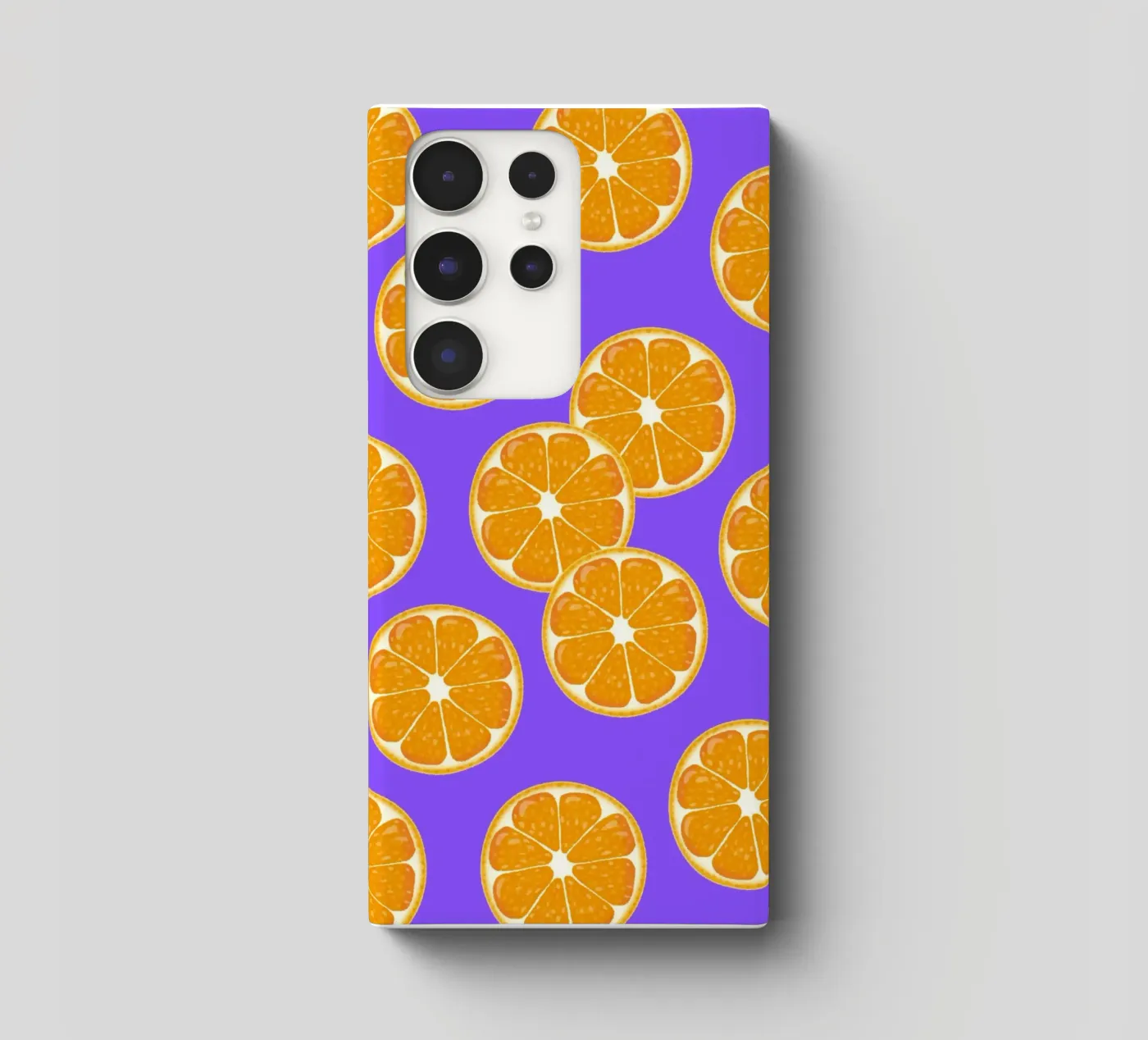 Oranges pattern cover samsung da Happypatterns