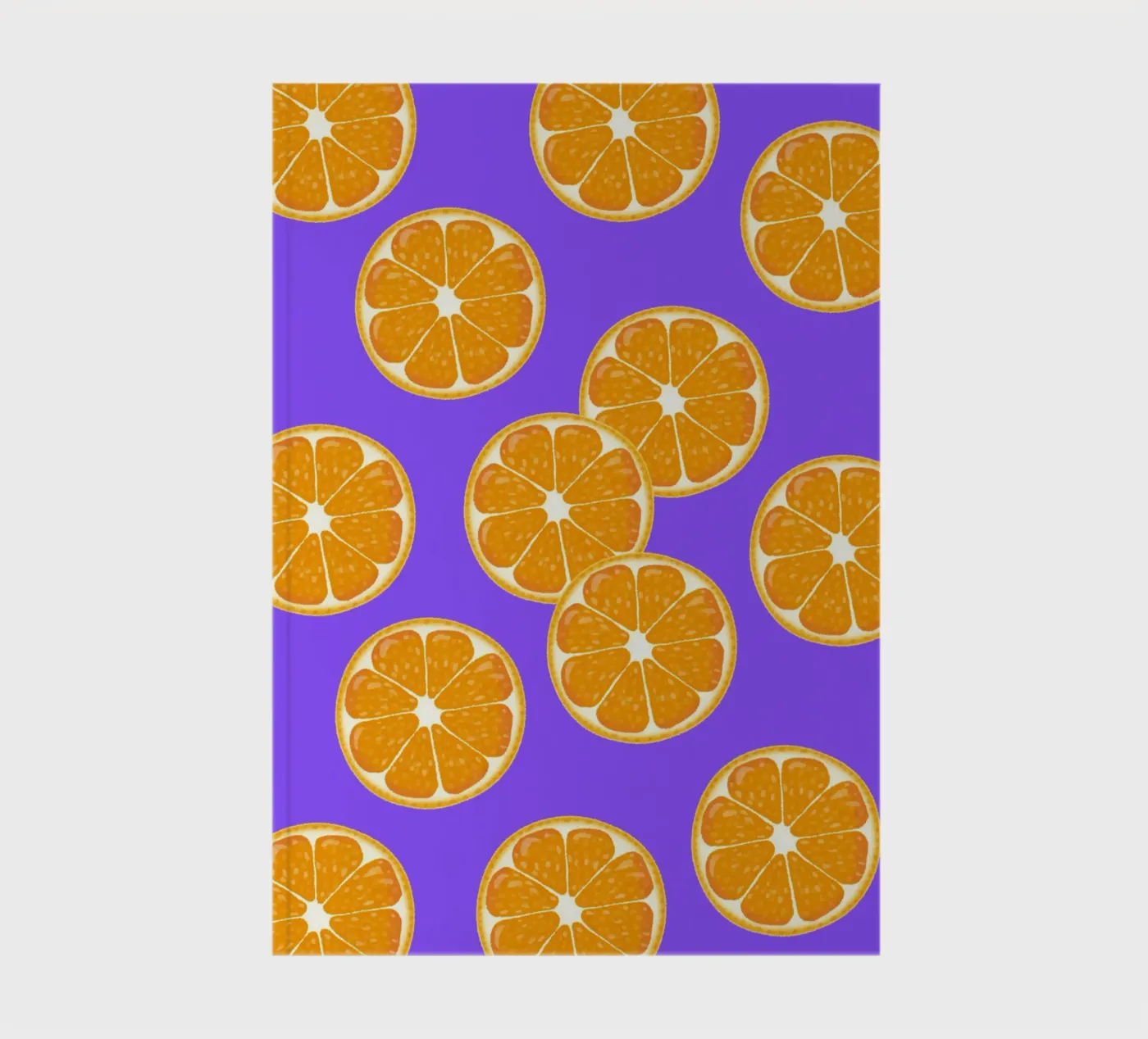 Oranges pattern quaderno da Happypatterns