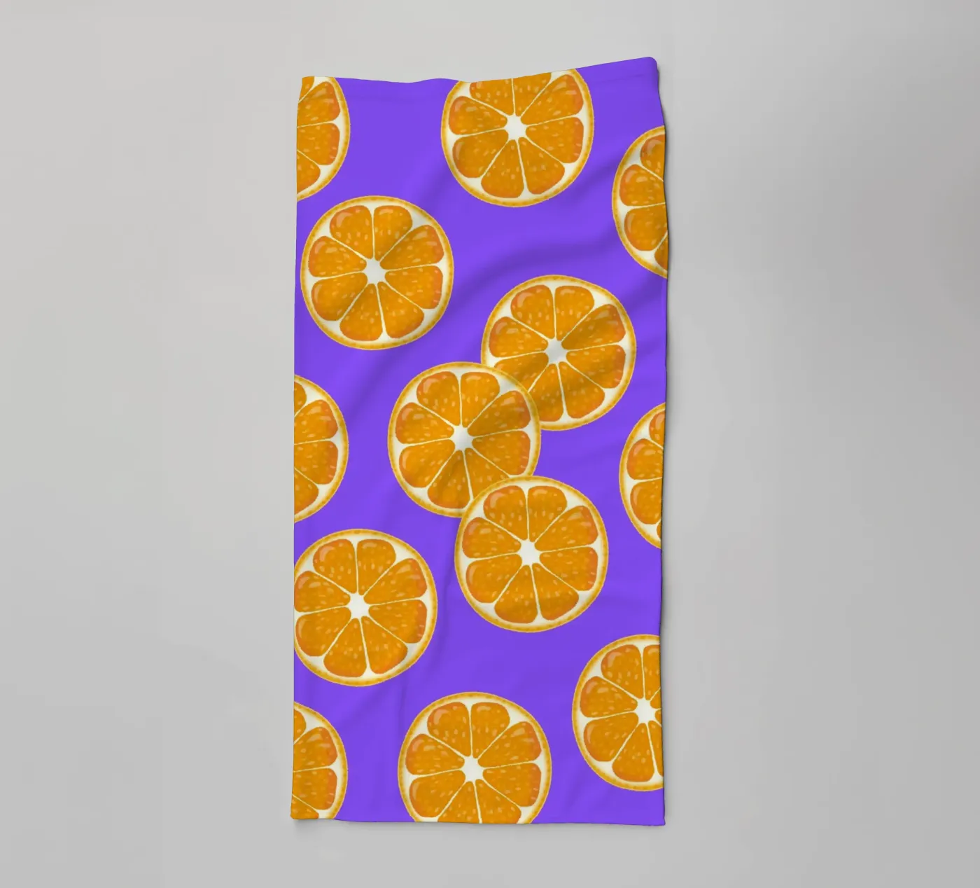 Oranges pattern Handtuch von Happypatterns