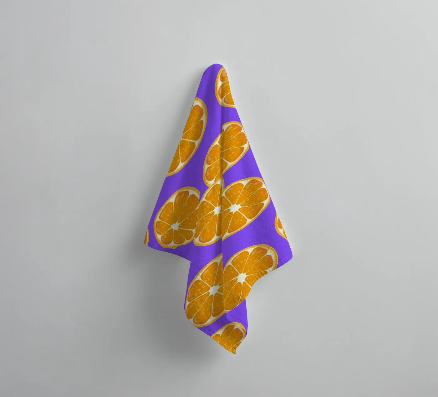 Oranges pattern Handtuch von Happypatterns