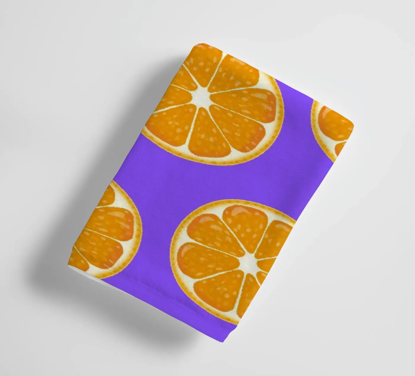 Oranges pattern Handtuch von Happypatterns