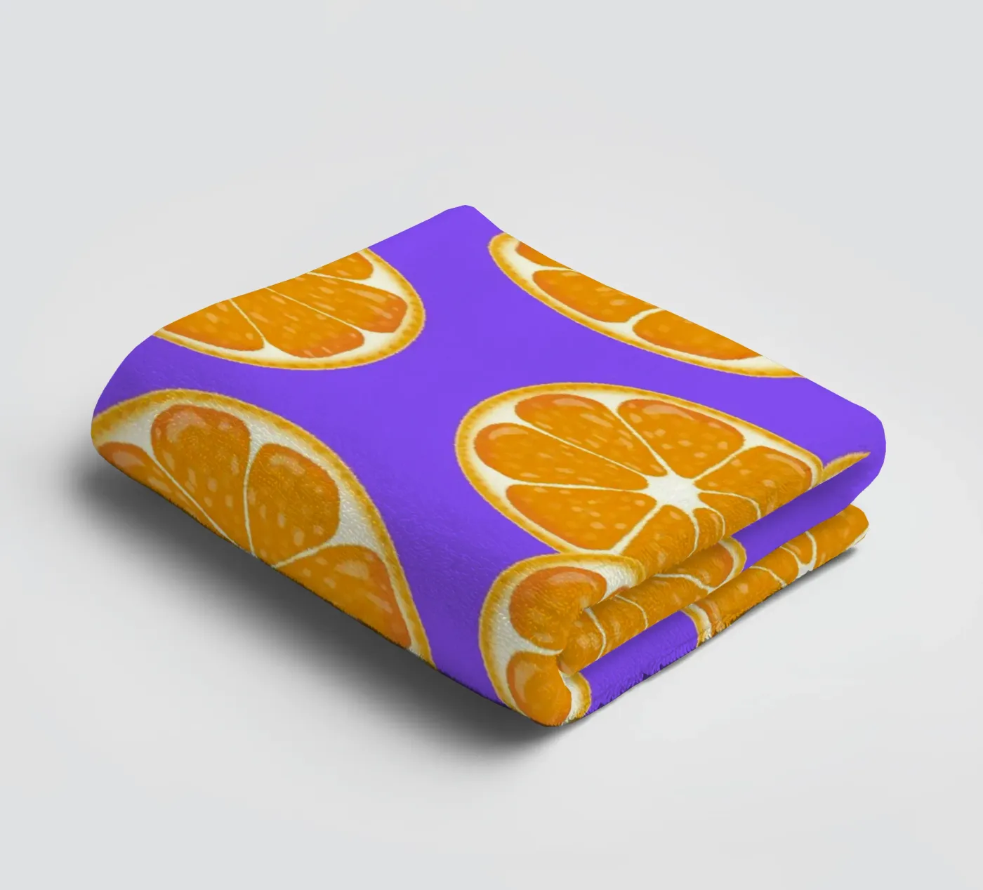 Oranges pattern Handtuch von Happypatterns