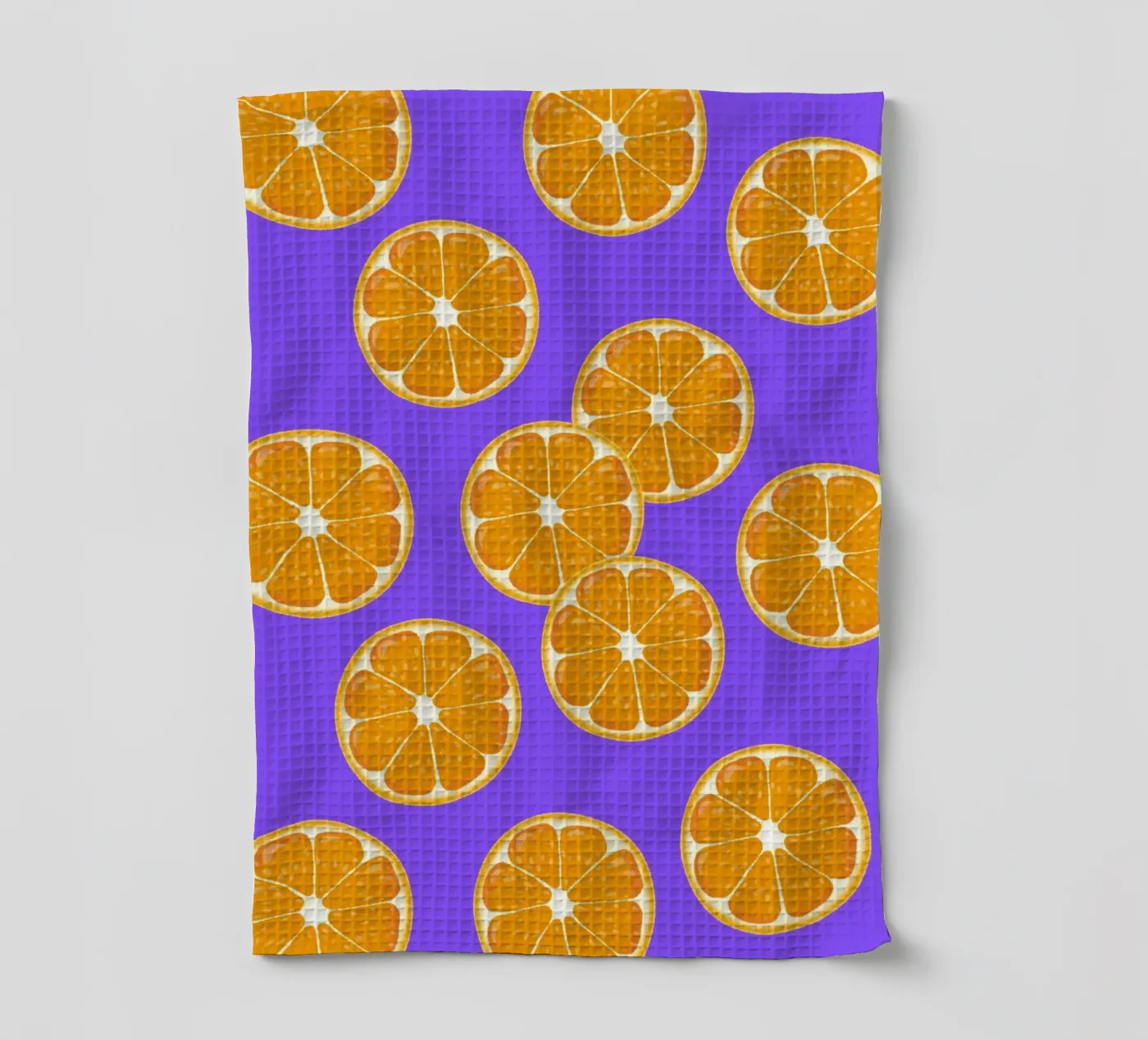 Oranges pattern Geschirrtuch von Happypatterns
