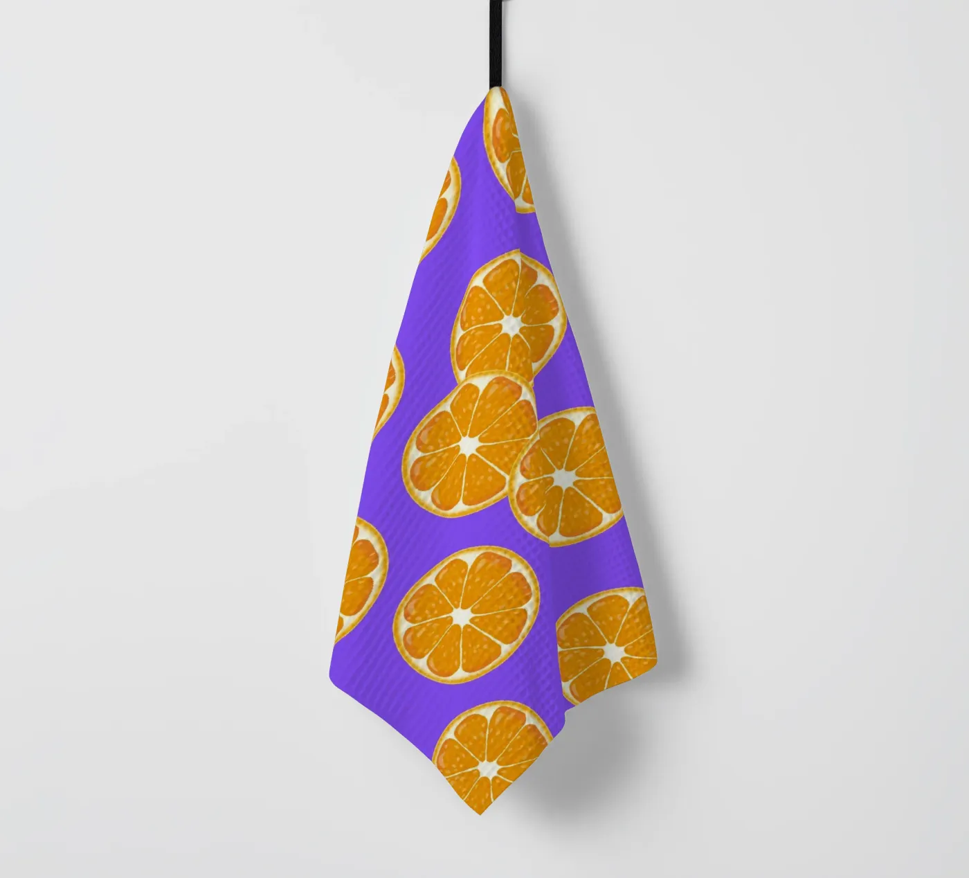 Oranges pattern Geschirrtuch von Happypatterns