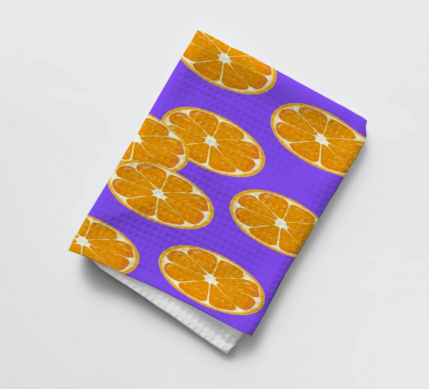 Oranges pattern Geschirrtuch von Happypatterns