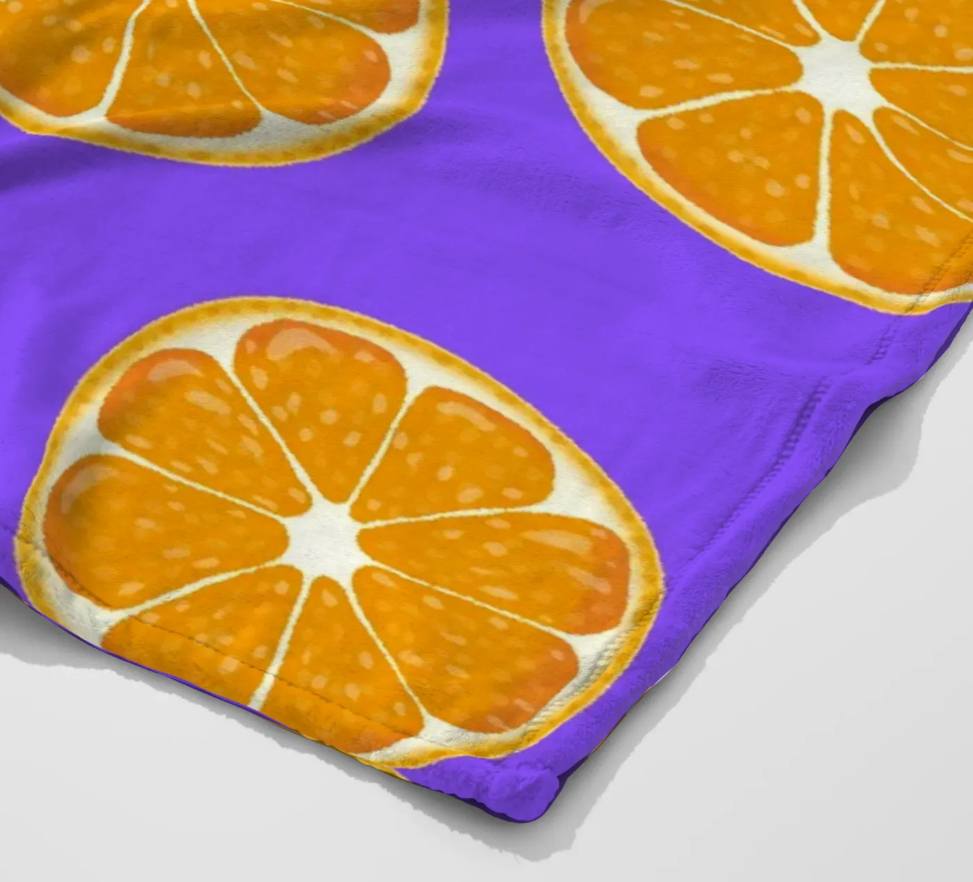 Oranges pattern coperta in pile da Happypatterns