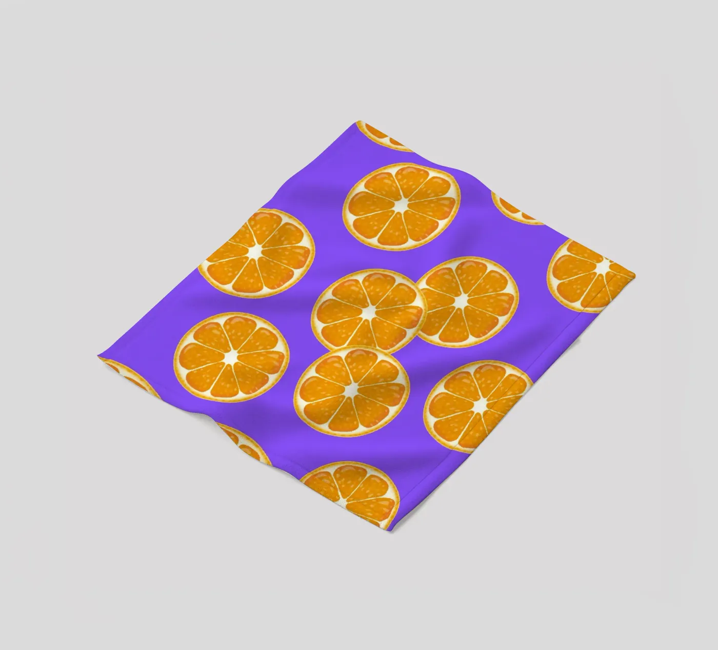 Oranges pattern coperta in pile da Happypatterns