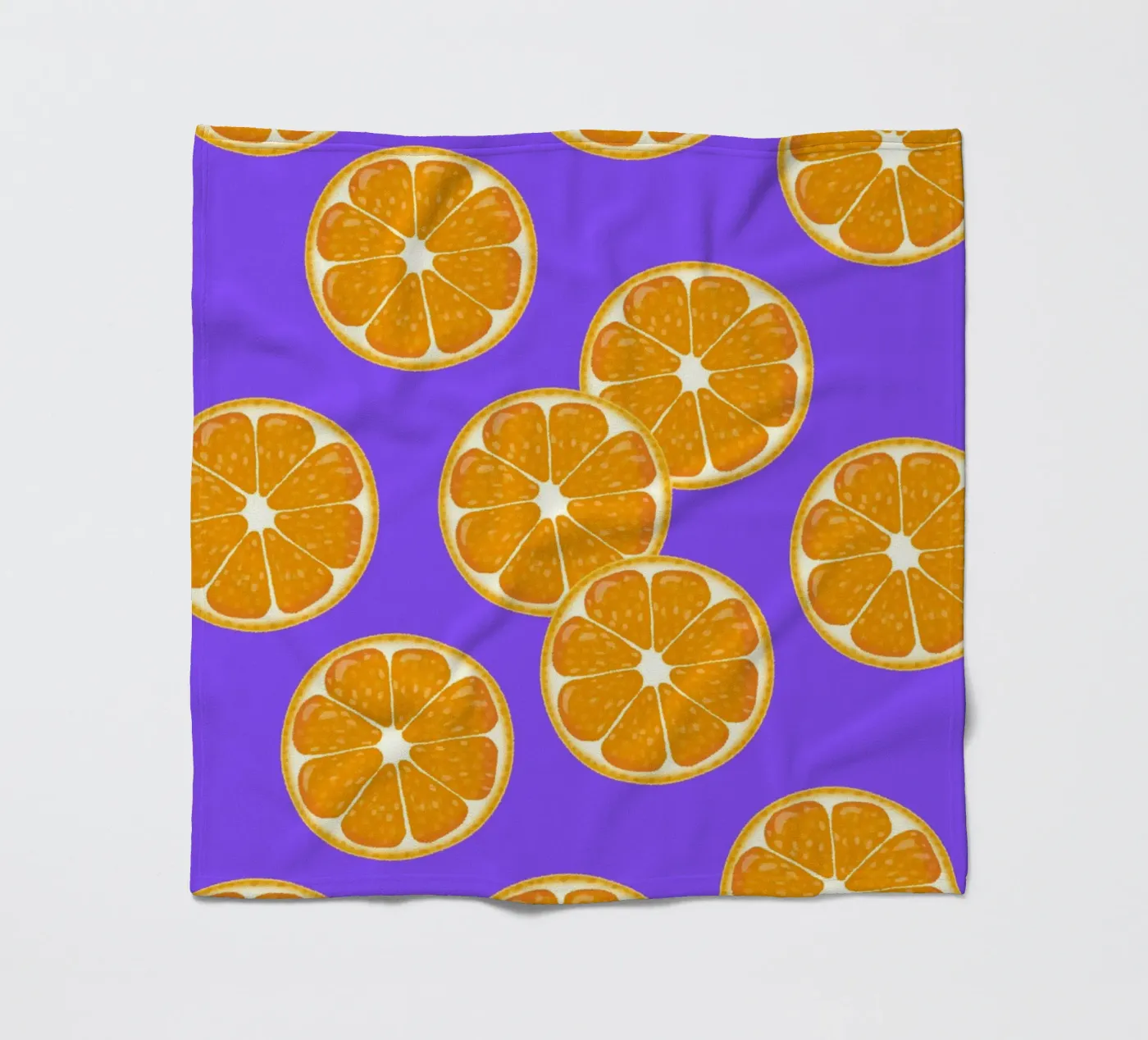 Oranges pattern coperta in pile da Happypatterns