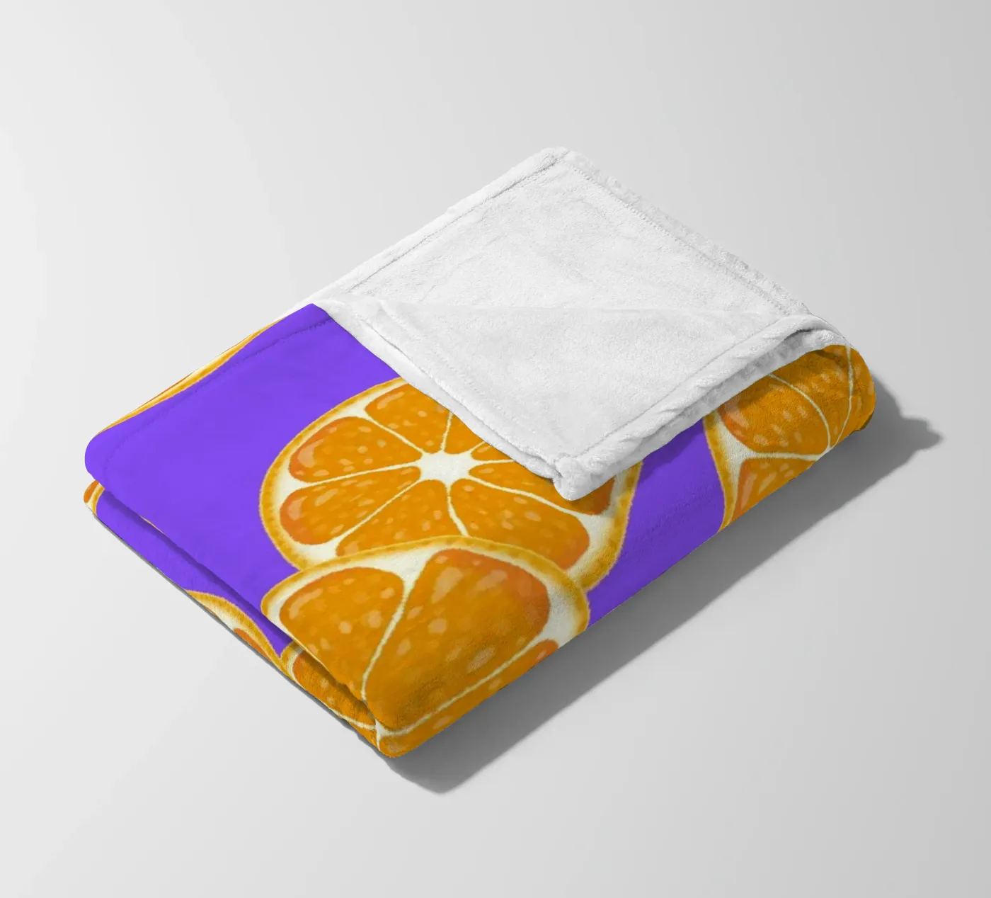 Oranges pattern coperta in pile da Happypatterns