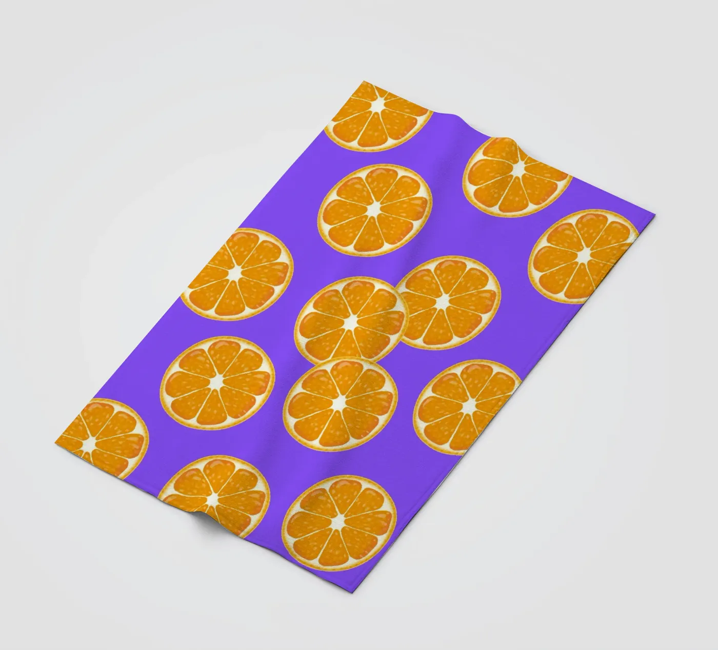 Oranges pattern coperta in pile da Happypatterns