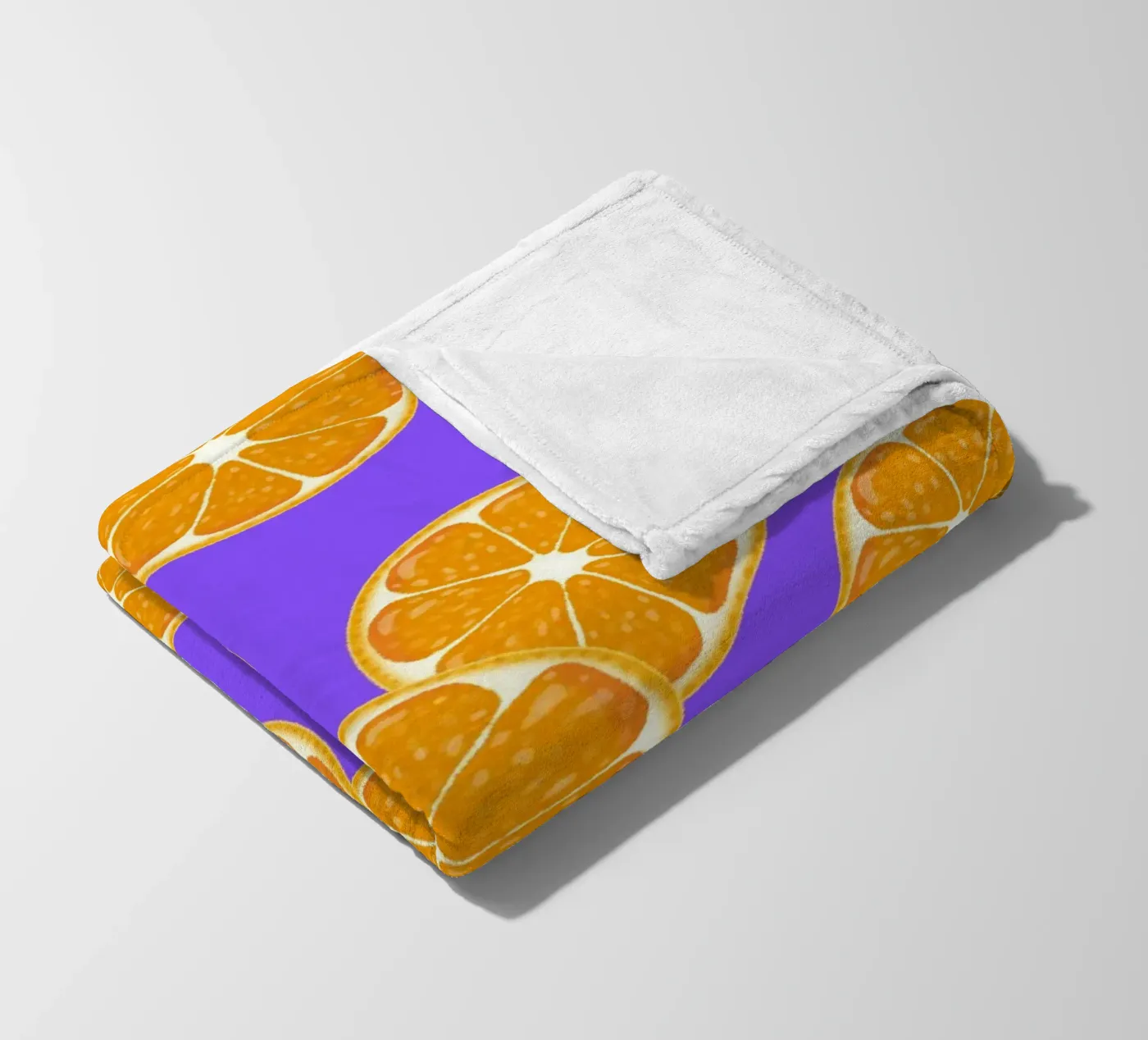 Oranges pattern coperta in pile da Happypatterns