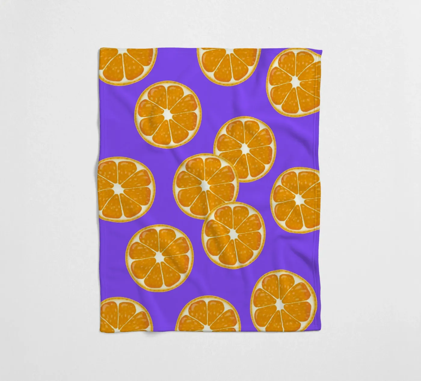 Oranges pattern coperta in pile da Happypatterns