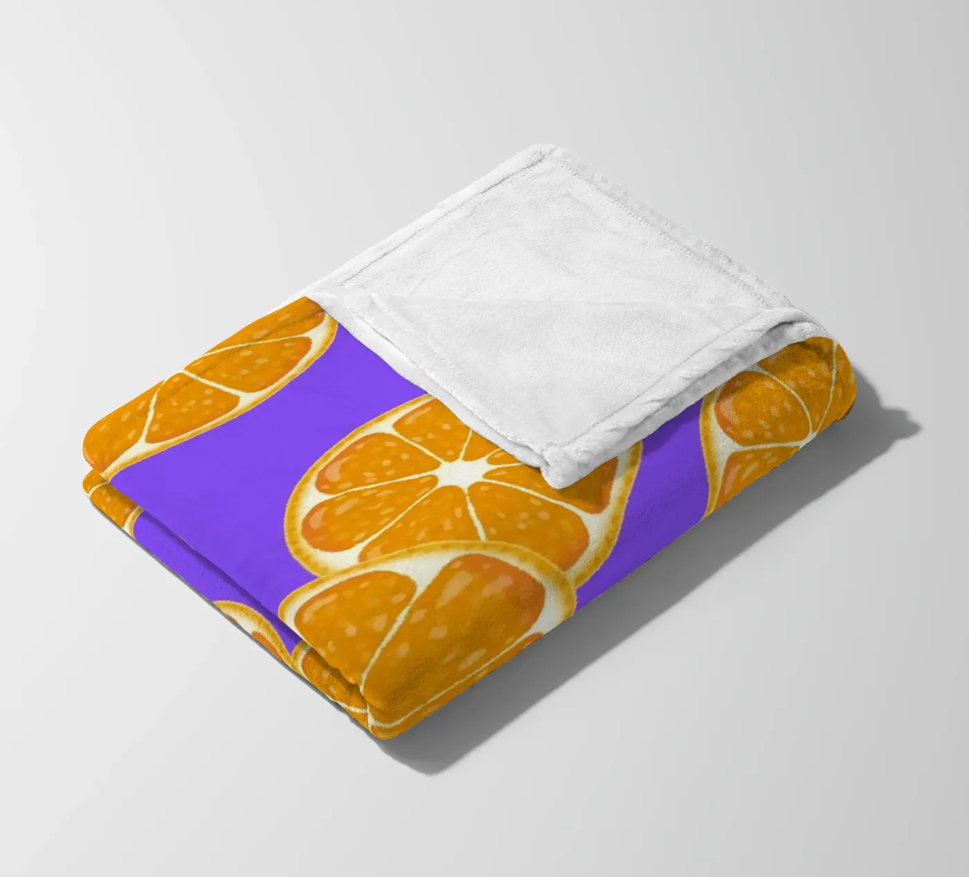 Oranges pattern coperta in pile da Happypatterns