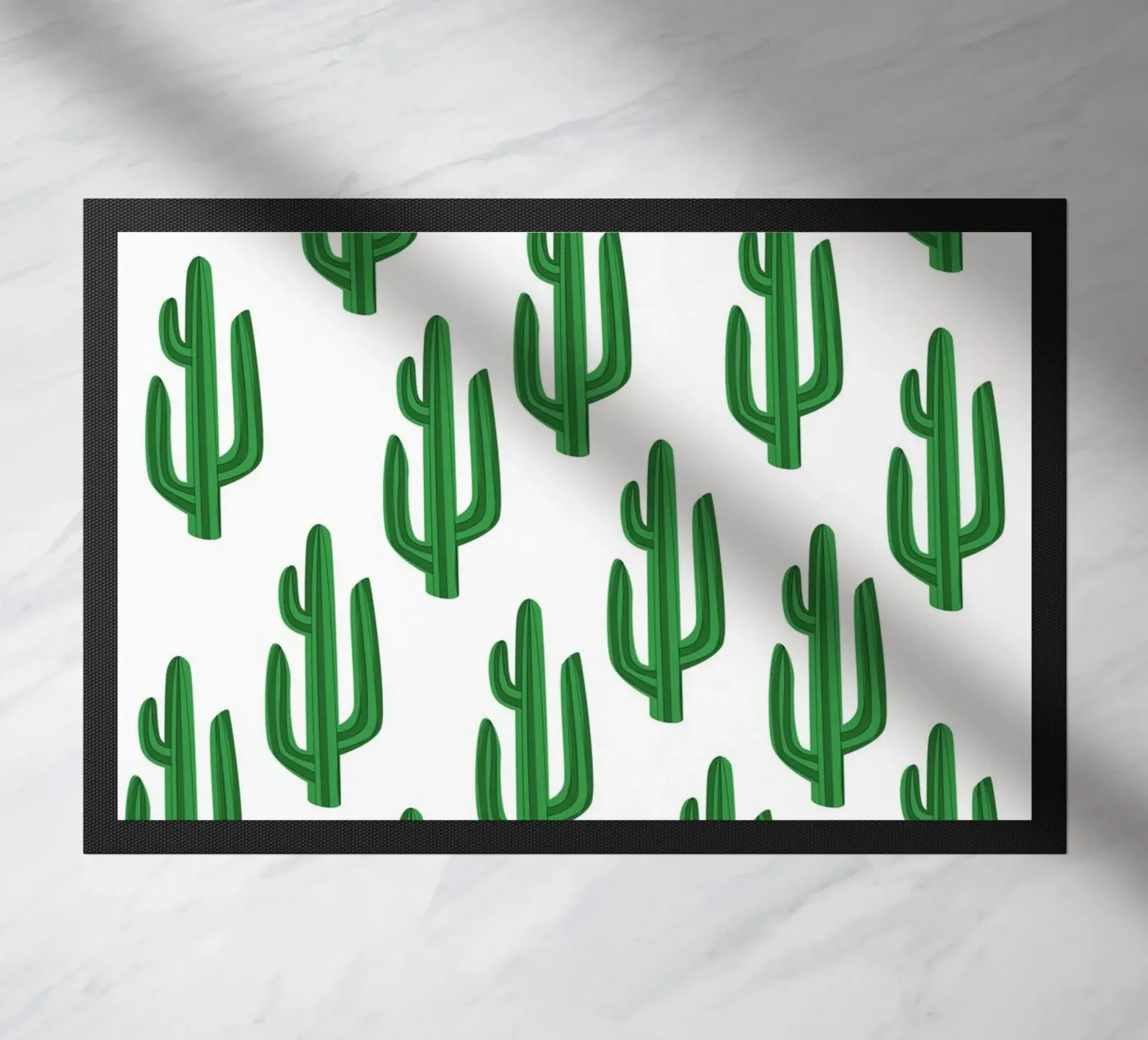 Cacti doormat by Happypatterns