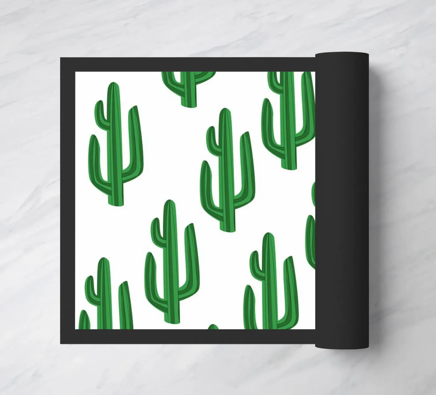 Cacti doormat by Happypatterns
