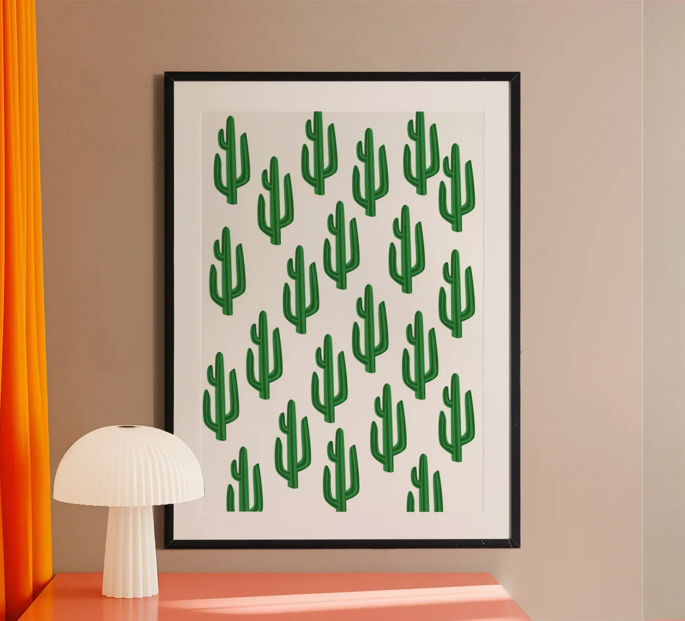 Cacti poster by Happypatterns