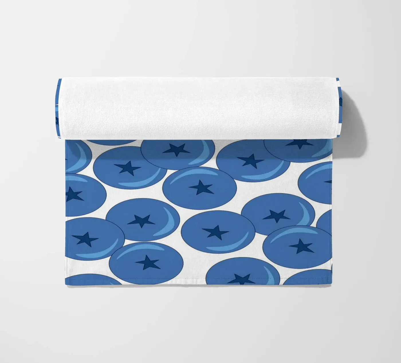 Blueberries telo mare da Happypatterns