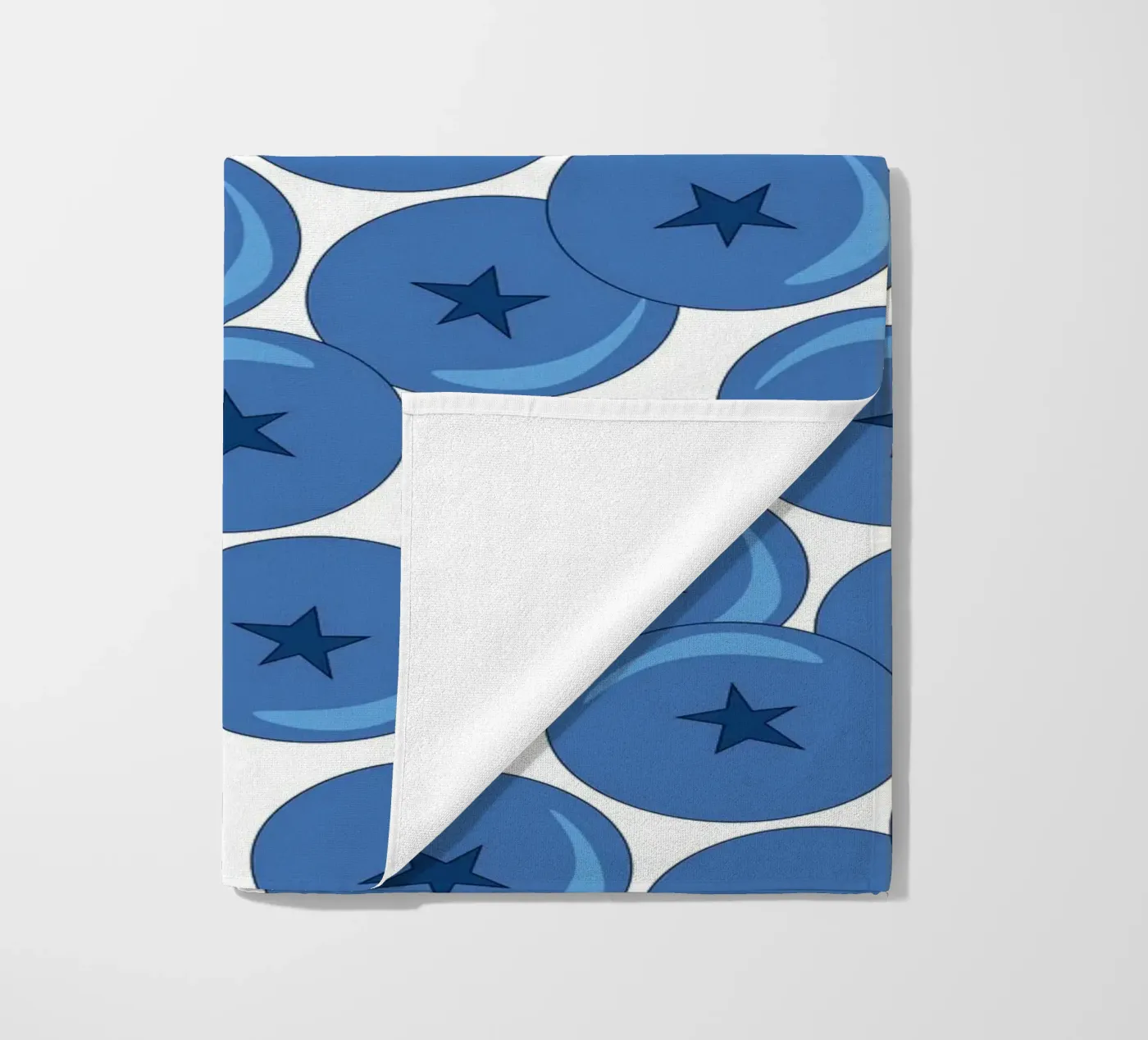 Blueberries telo mare da Happypatterns