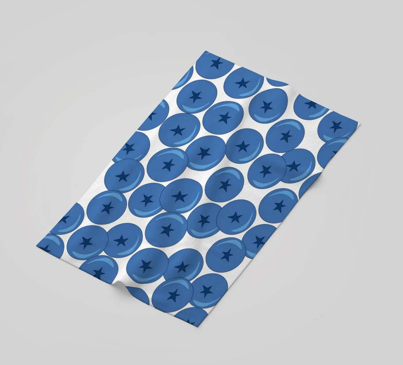 Blueberries telo mare da Happypatterns