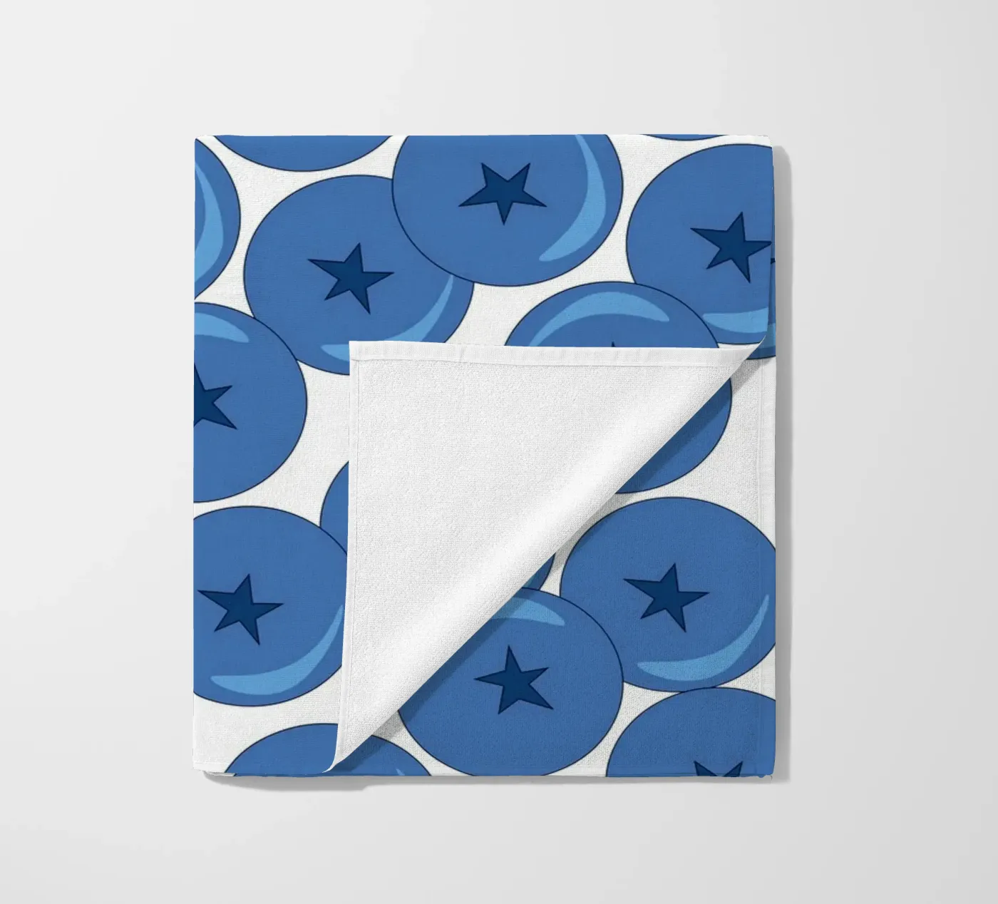 Blueberries telo mare da Happypatterns