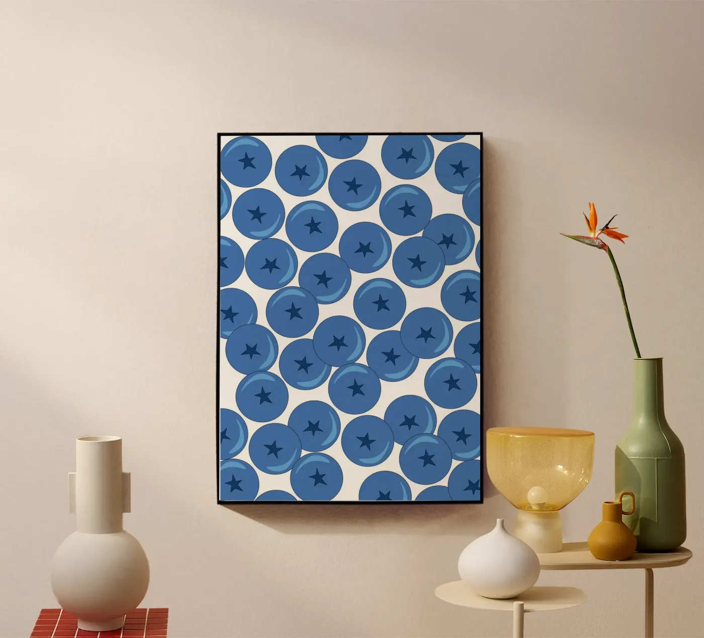 Blueberries plexiglass da Happypatterns