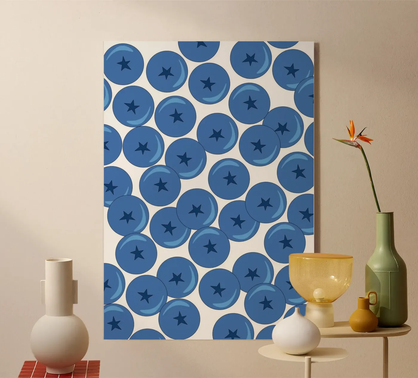 Blueberries plexiglass da Happypatterns