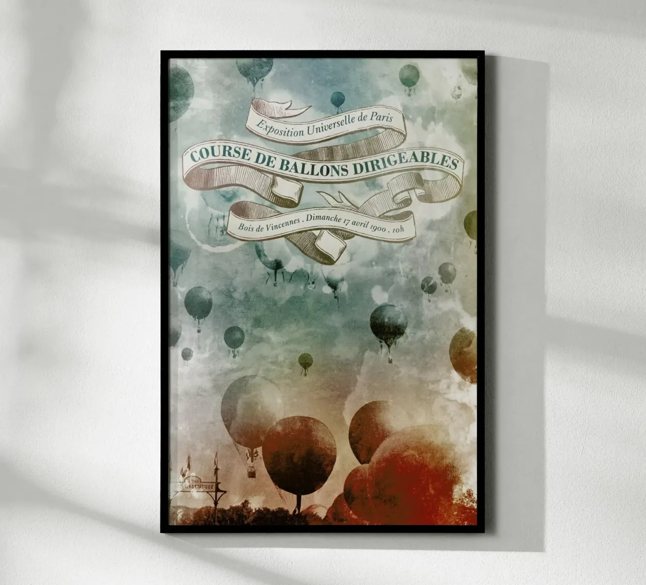 Belle Epoque 2 poster con telaio in legno da Mr Cup