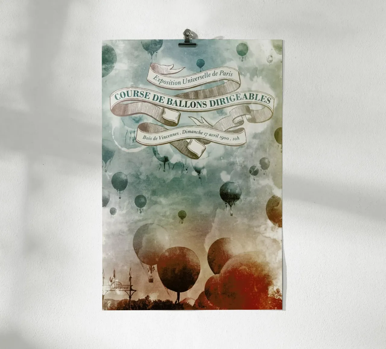 Belle Epoque 2 poster con telaio in legno da Mr Cup