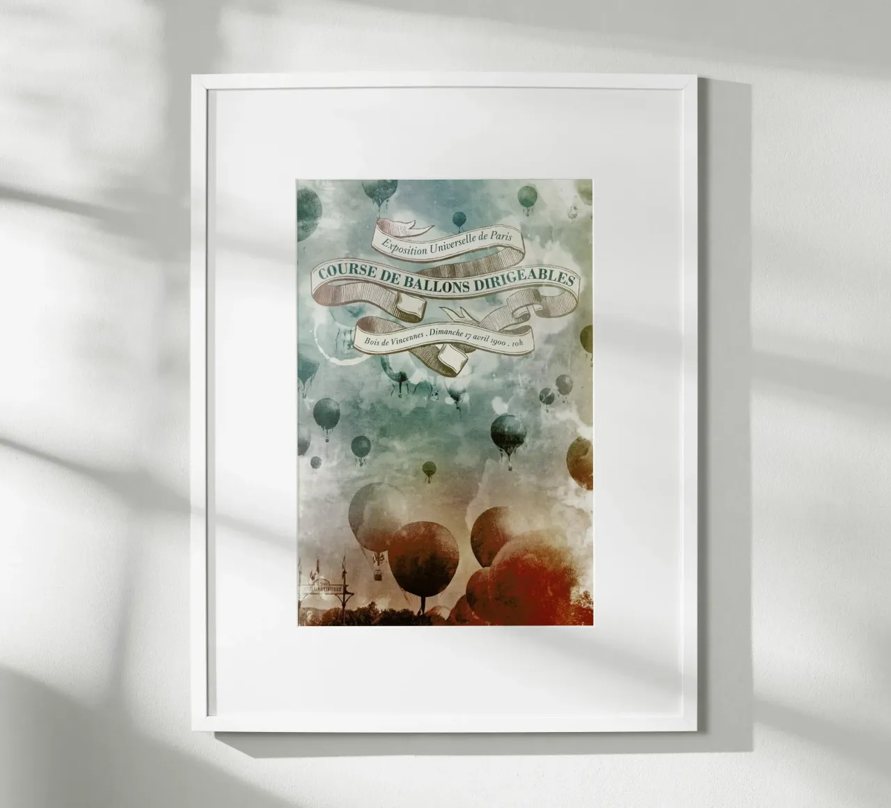 Belle Epoque 2 poster con telaio in legno da Mr Cup