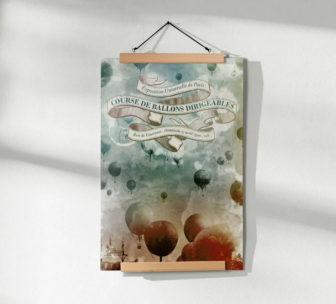 Belle Epoque 2 poster con telaio in legno da Mr Cup