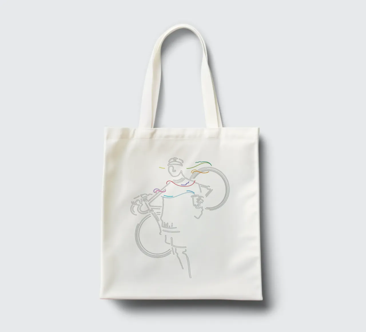 Giro mattutino borsa in juta da The Cyclist