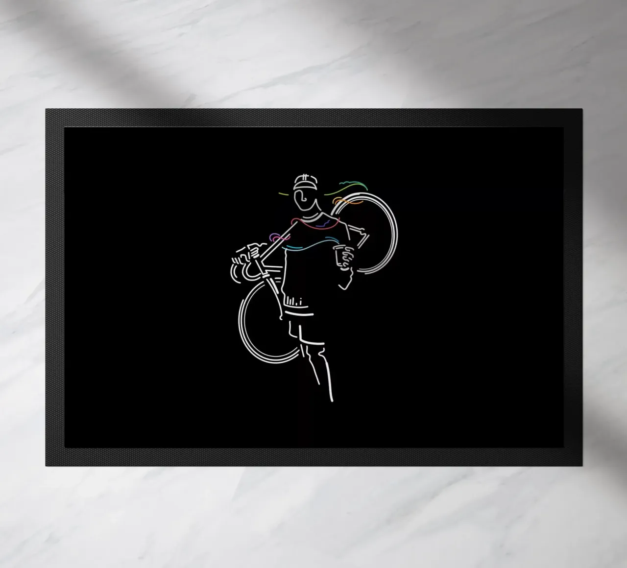 Ochtendrit deurmat van The Cyclist