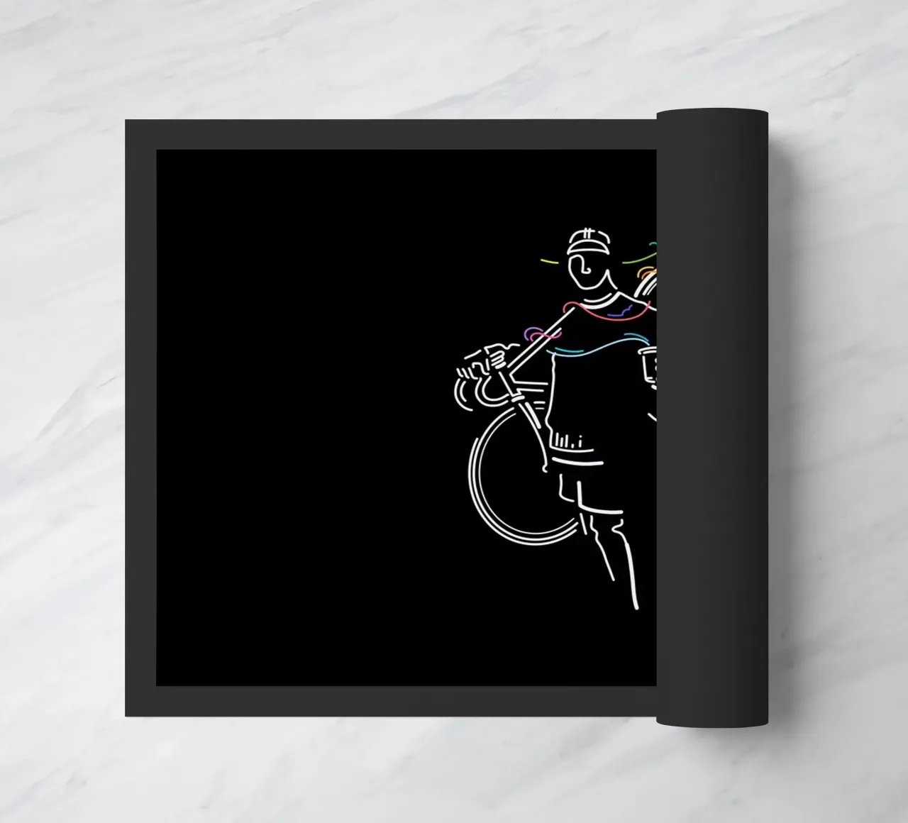 Ochtendrit deurmat van The Cyclist