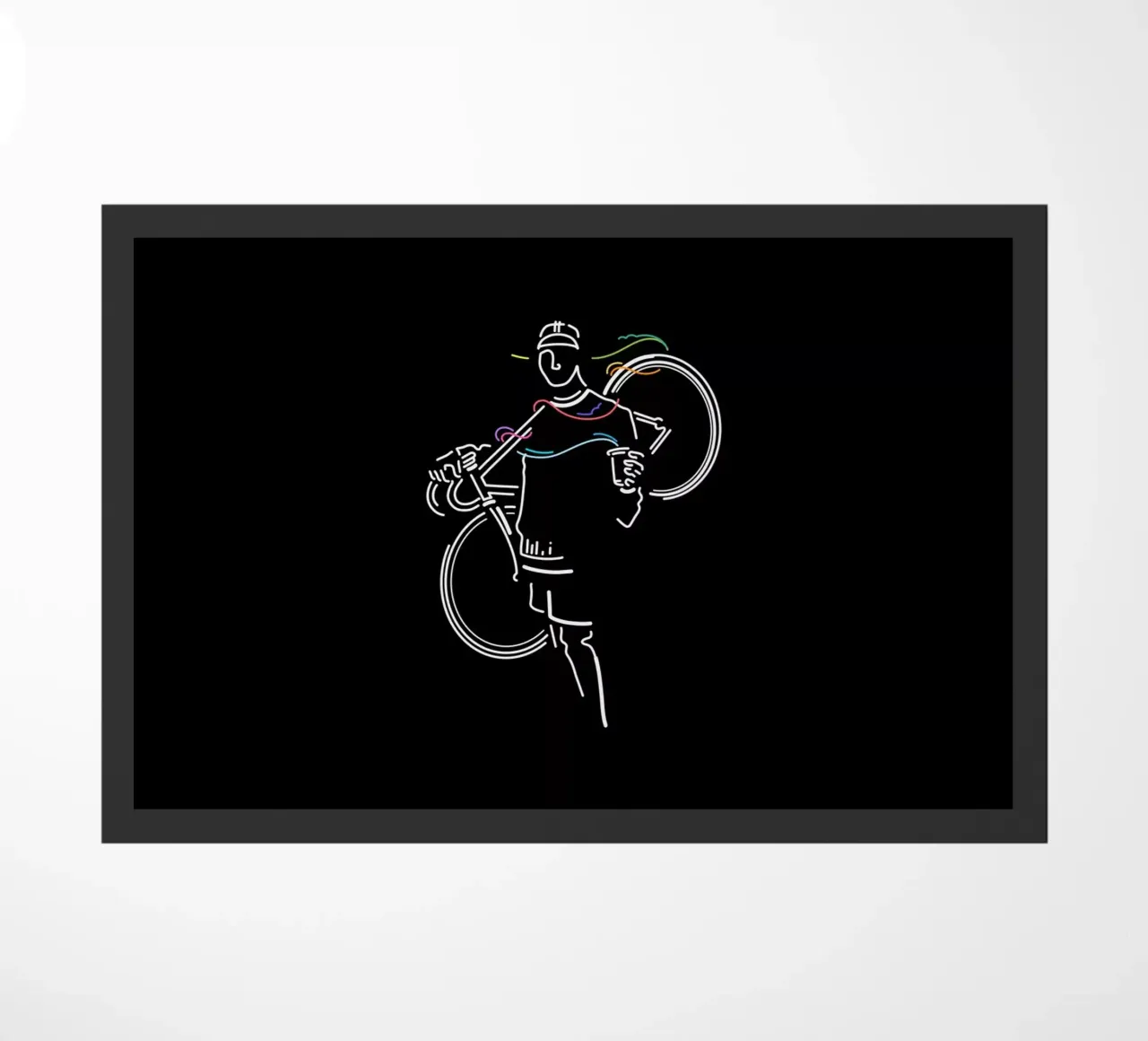 Ochtendrit deurmat van The Cyclist