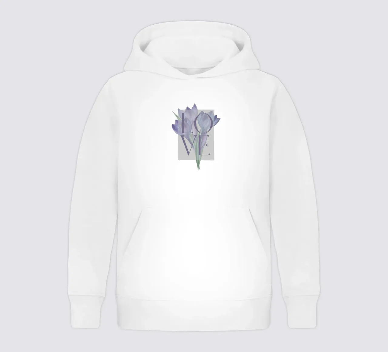 Amore in fiore felpa bambino con cappuccio da DesignArt