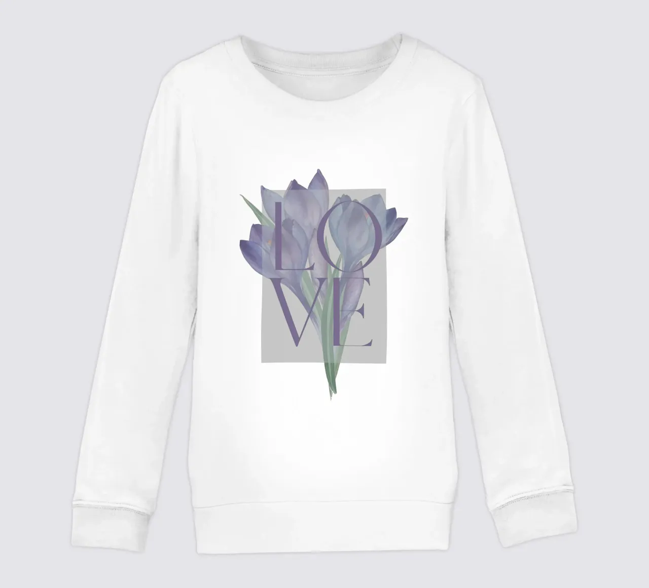 Amore in fiore felpa bambino da DesignArt