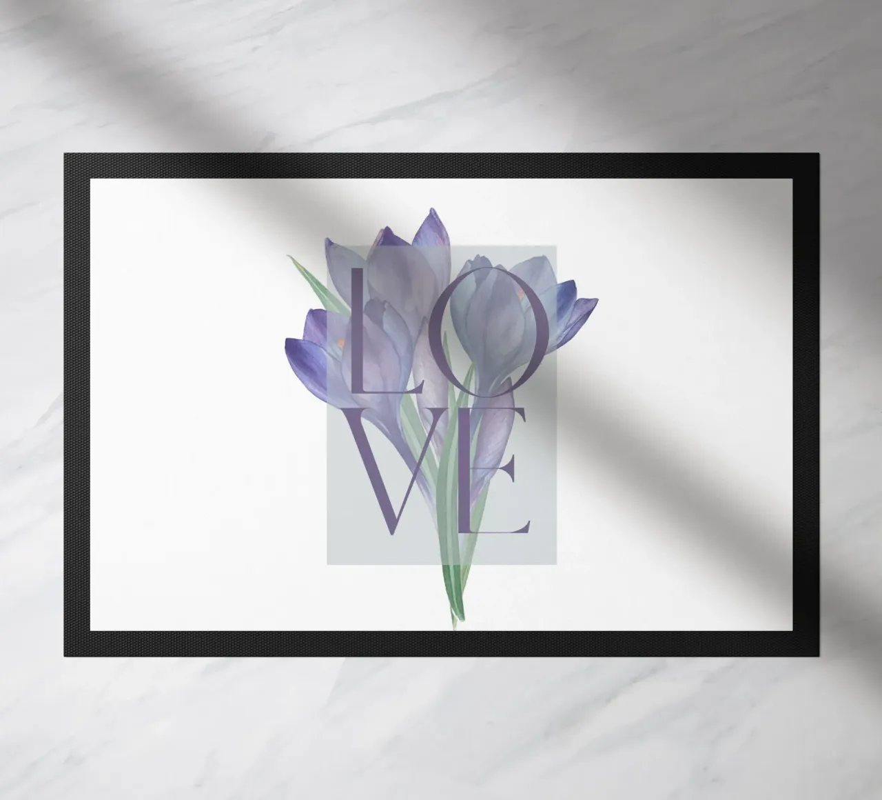 Amore in fiore zerbino da DesignArt