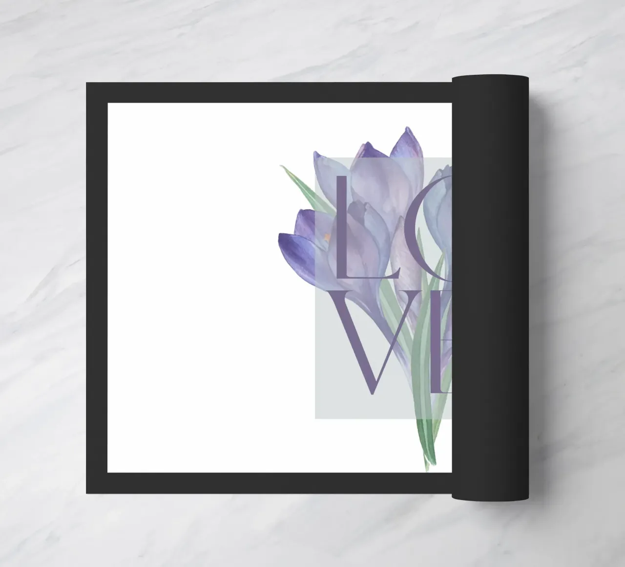 Amore in fiore zerbino da DesignArt